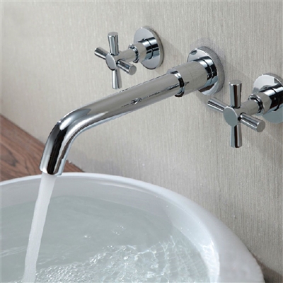 Chrome White Bathroom Faucets